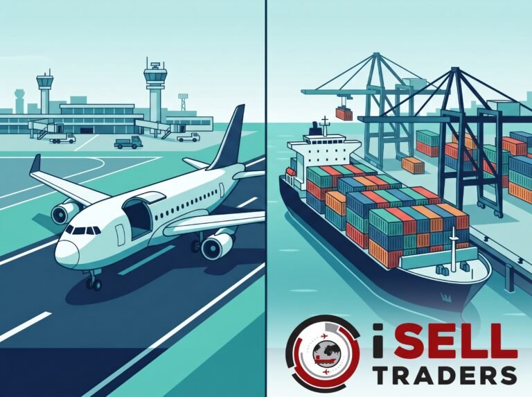 Air freight vs sea freight comparison for shipping from Pakistan