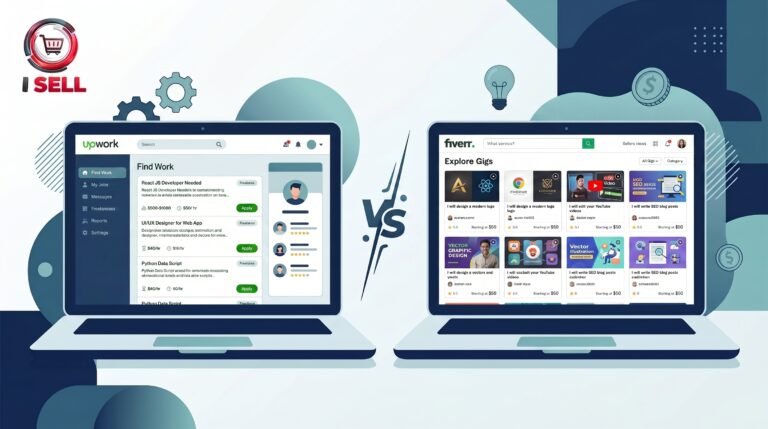 Fiverr vs Upwork Pakistan freelancer platform comparison