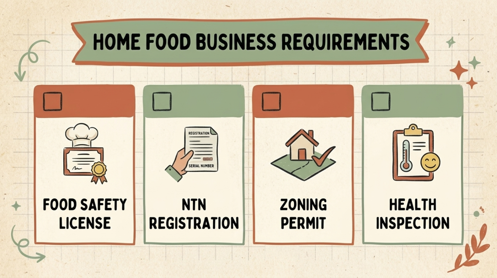 Home Food Business requirements