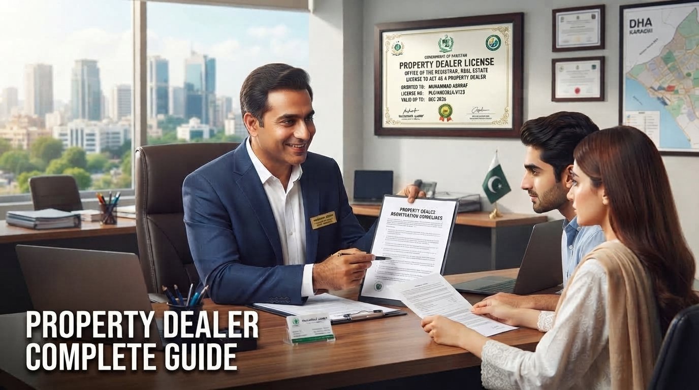 Property dealer license Pakistan registration guide